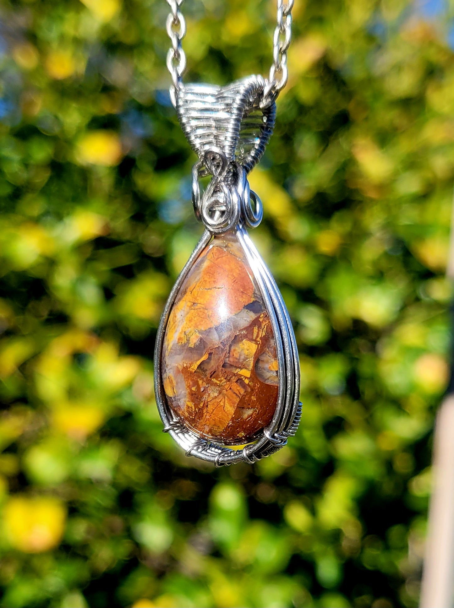 Black Butte Jasper / Agate Pendant