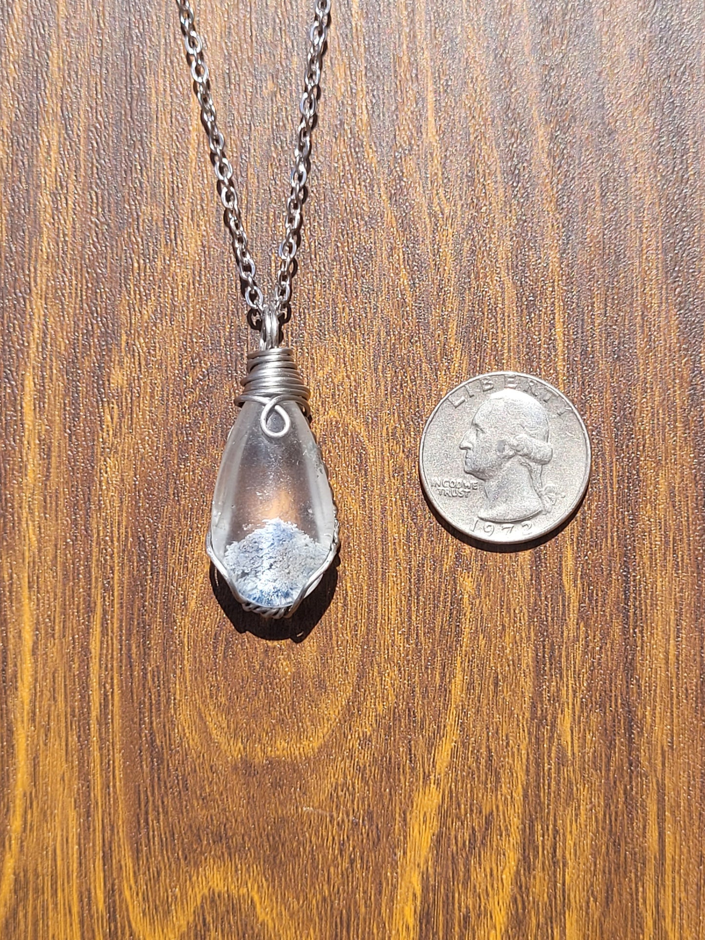 Garden Quartz Wire Wrapped Pendant