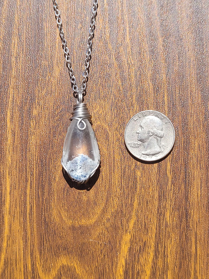 Garden Quartz Wire Wrapped Pendant