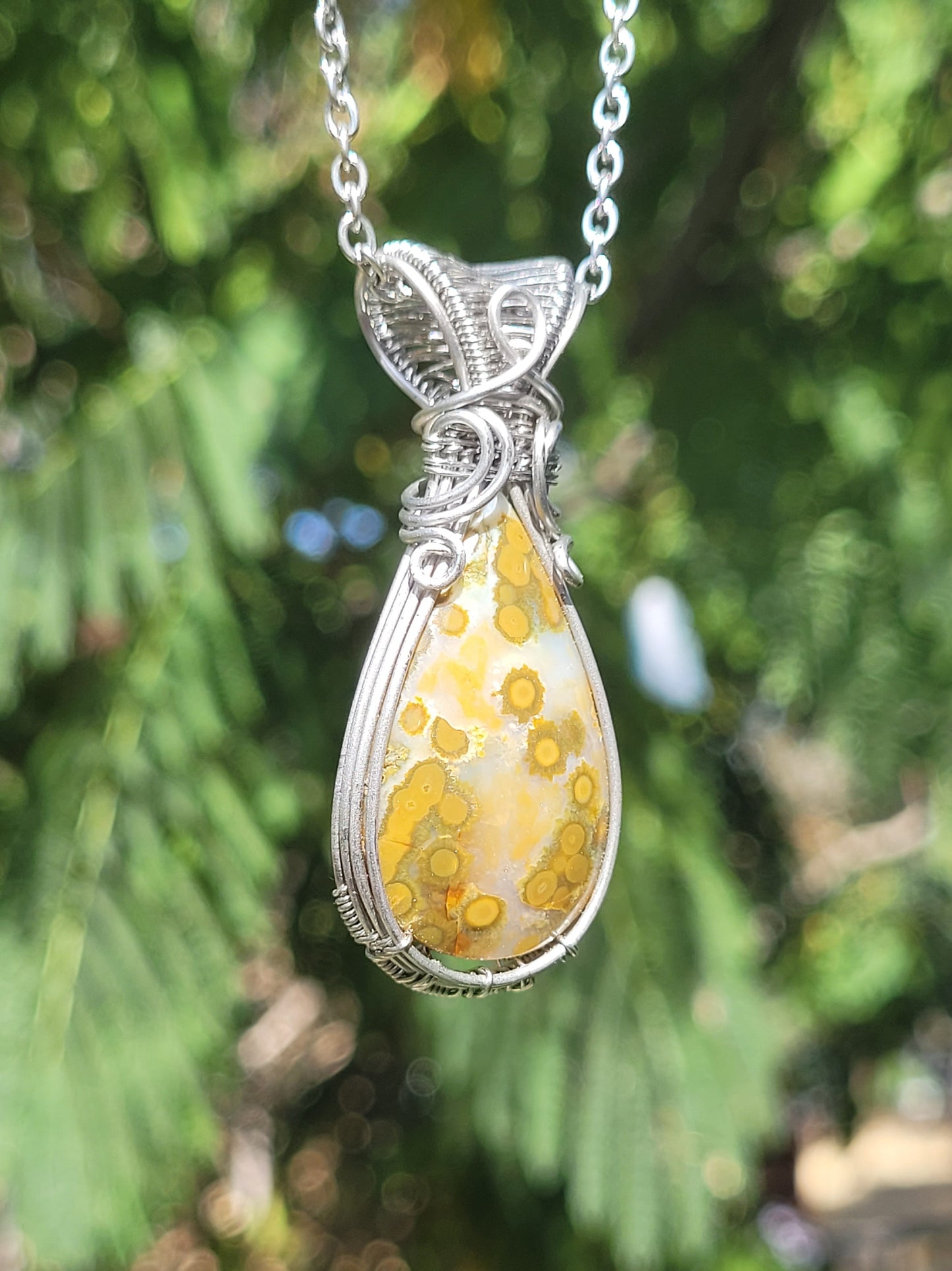 OJ Wire Wrapped Pendant