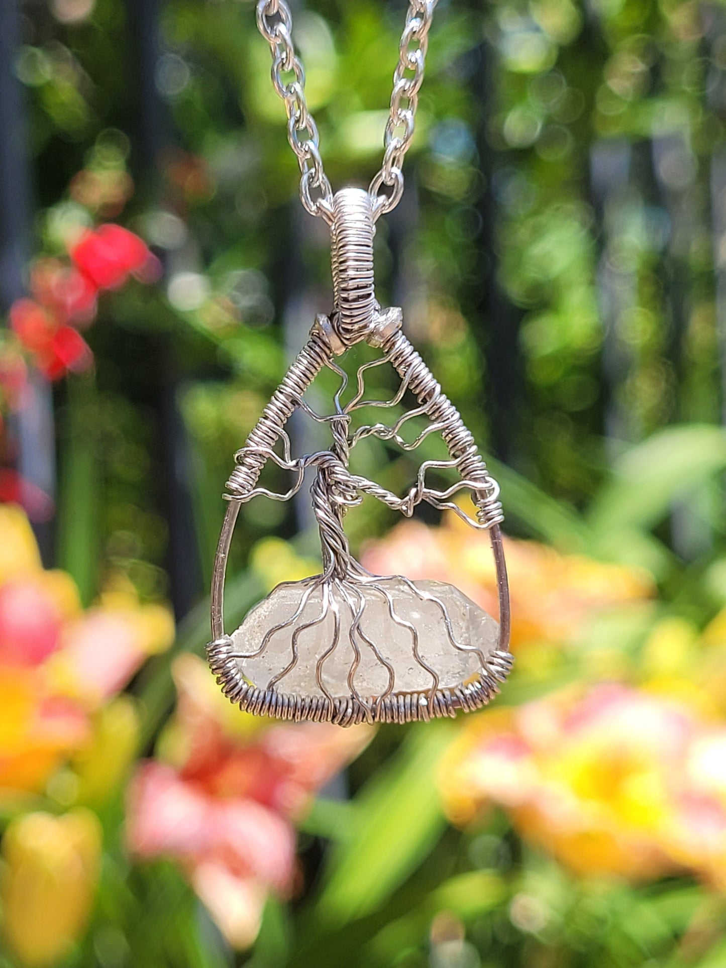 Reversible DT Quartz Pendant