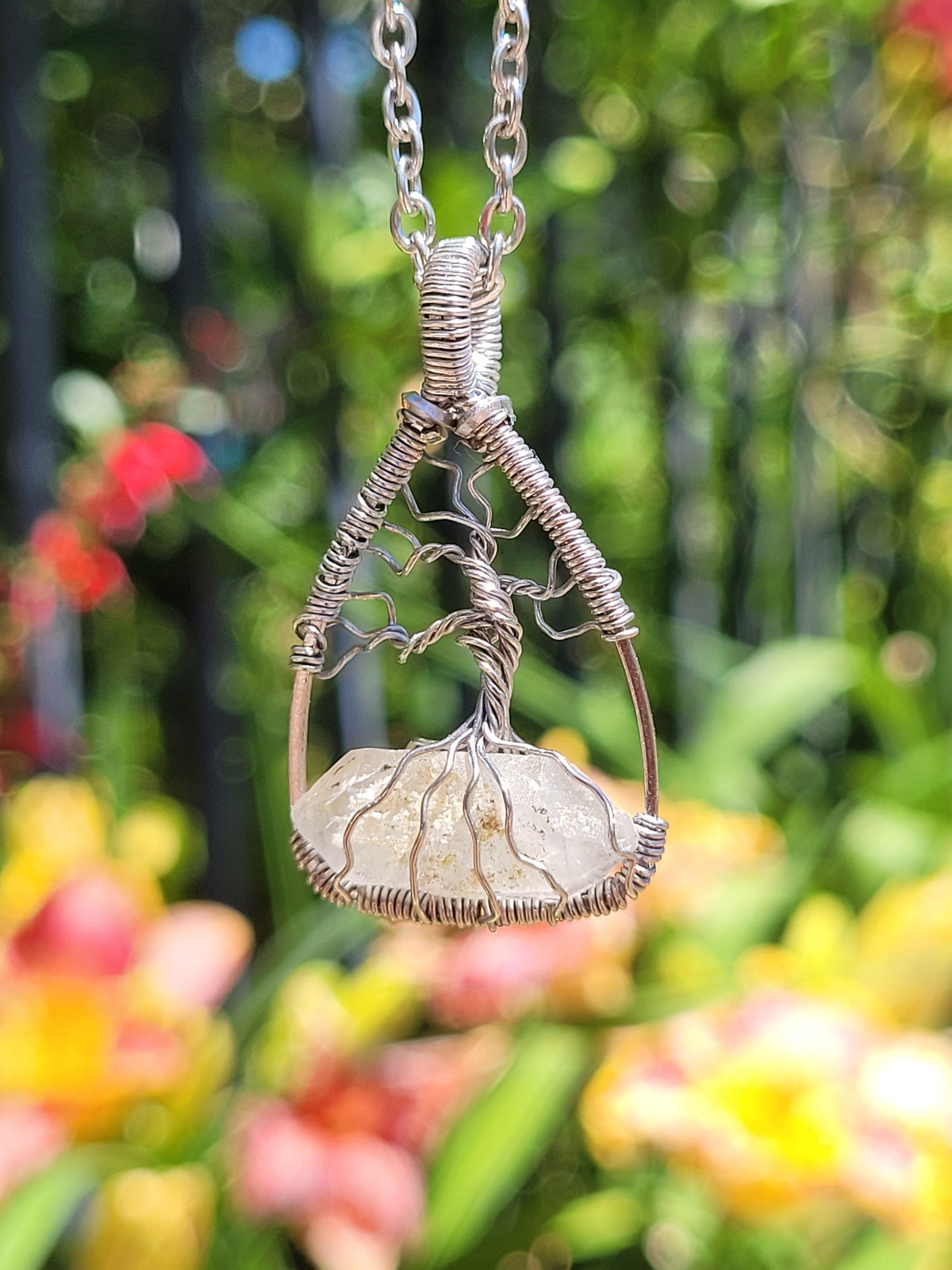 Reversible DT Quartz Pendant