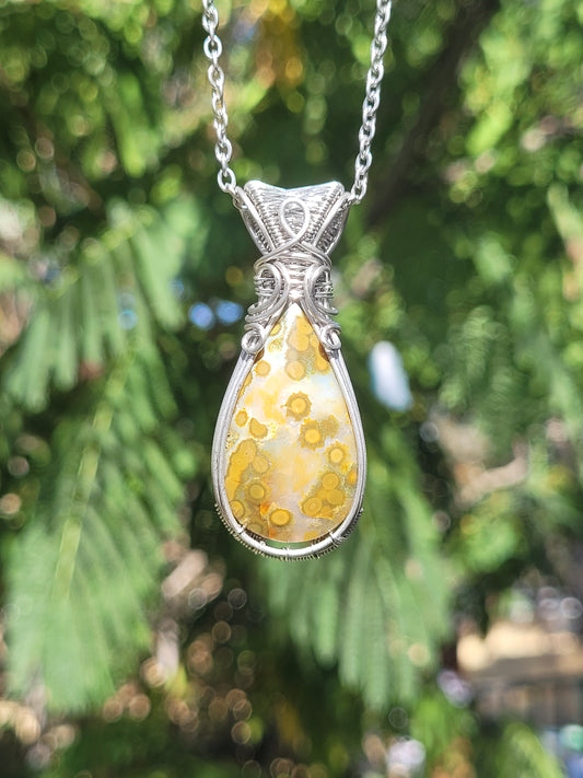 OJ Wire Wrapped Pendant