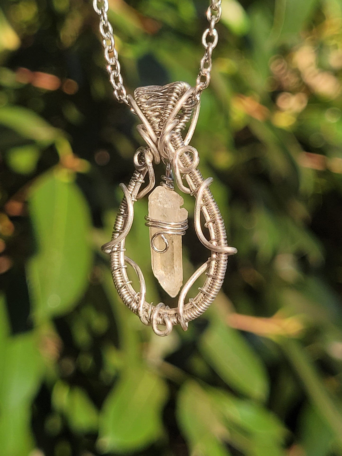 DT Quartz Wire Wrapped Pendant