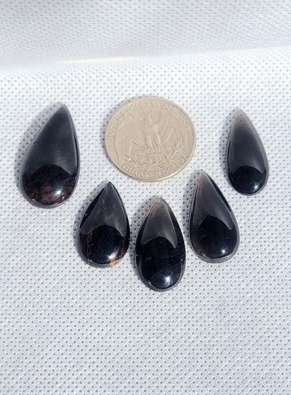 Midnight Mahogany Lace Obsidian