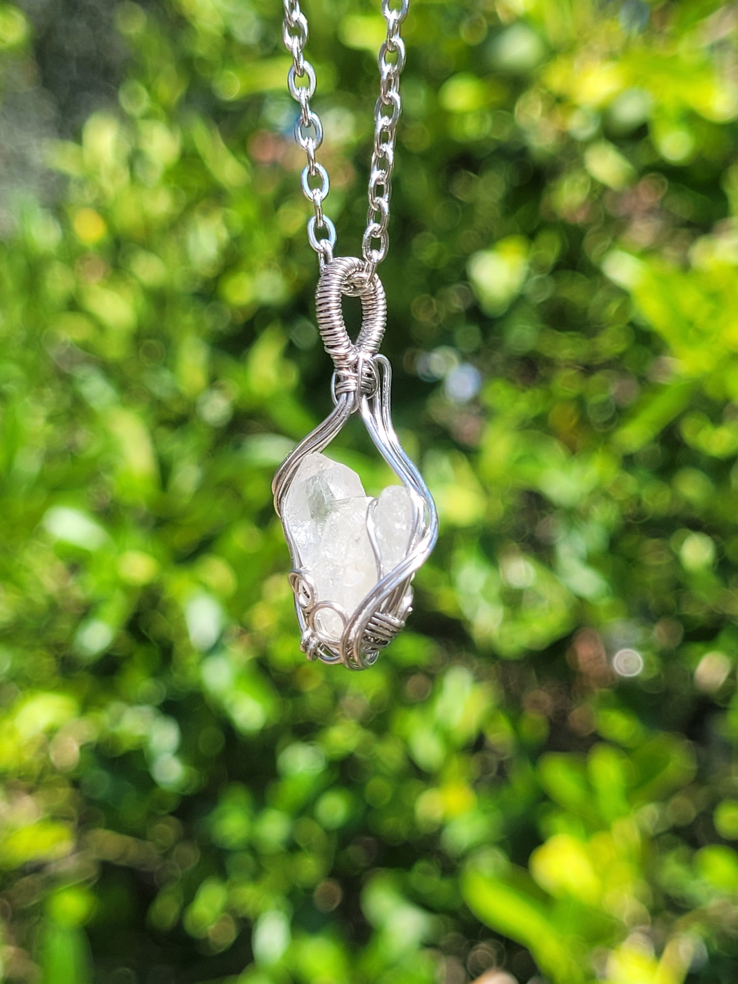 Reversible Quartz Pendant