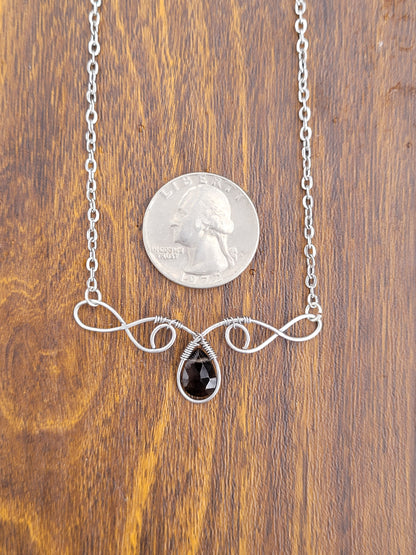 Custom Smoky Quartz Pendant