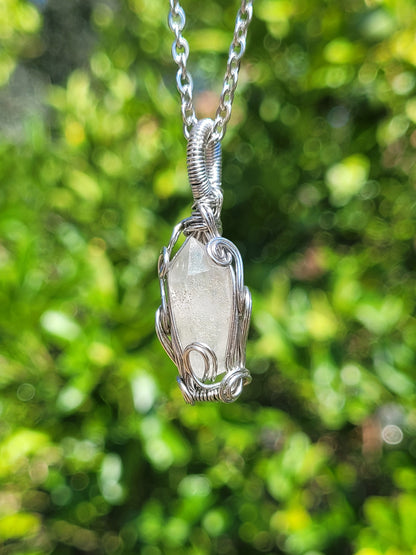 Wire Wrapped Quartz Point