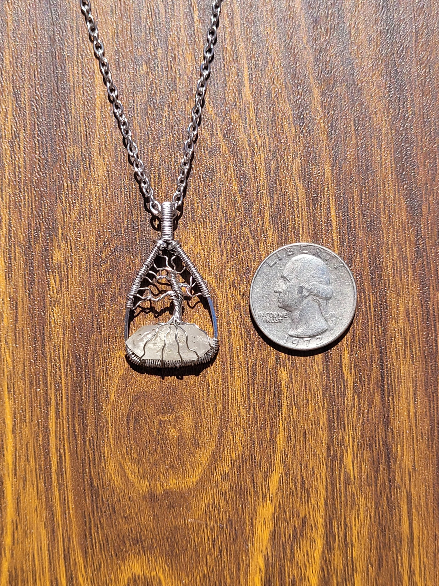 Reversible DT Quartz Pendant