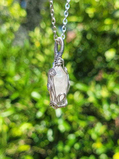 Wire Wrapped Quartz Point