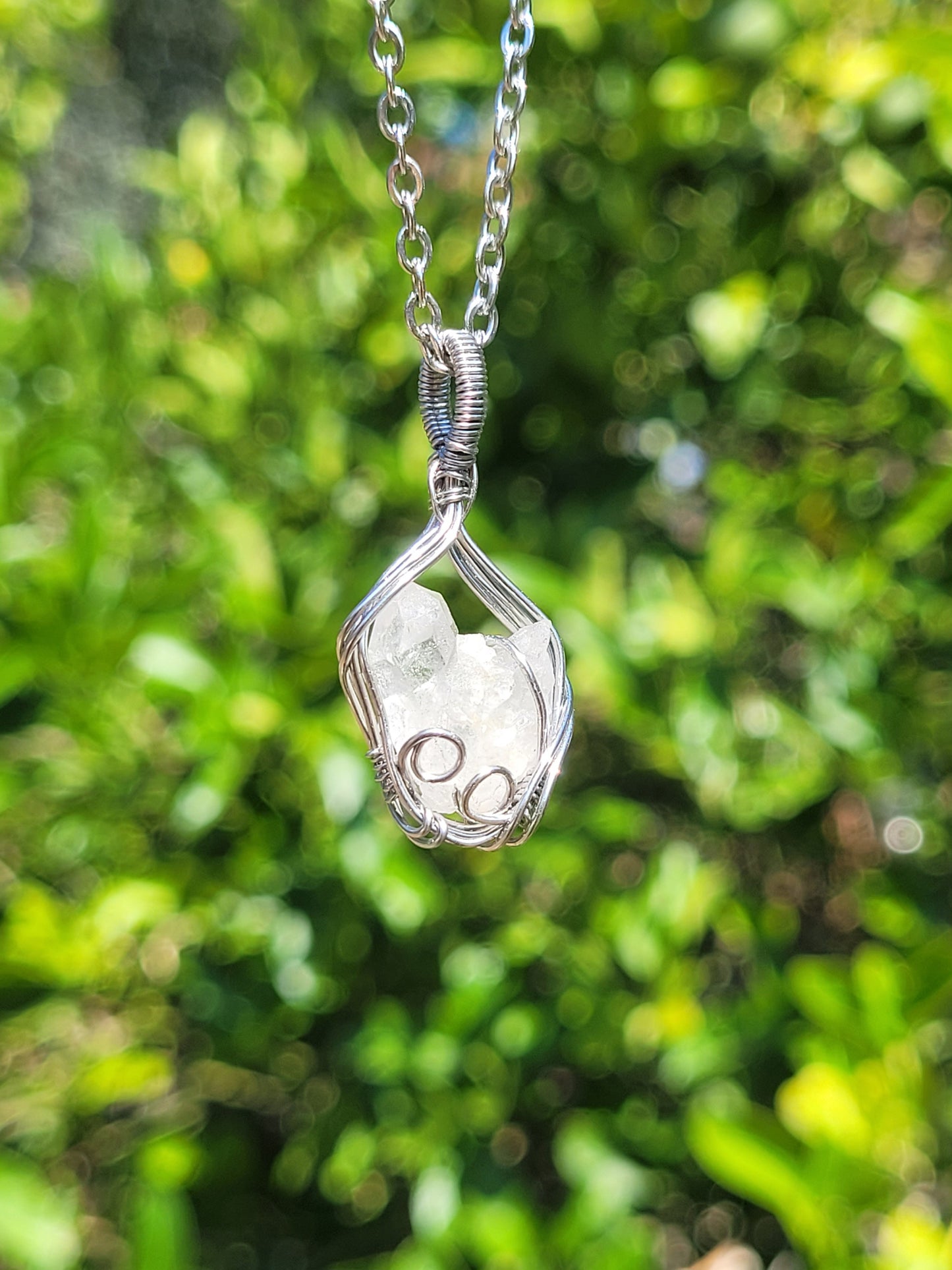 Reversible Quartz Pendant