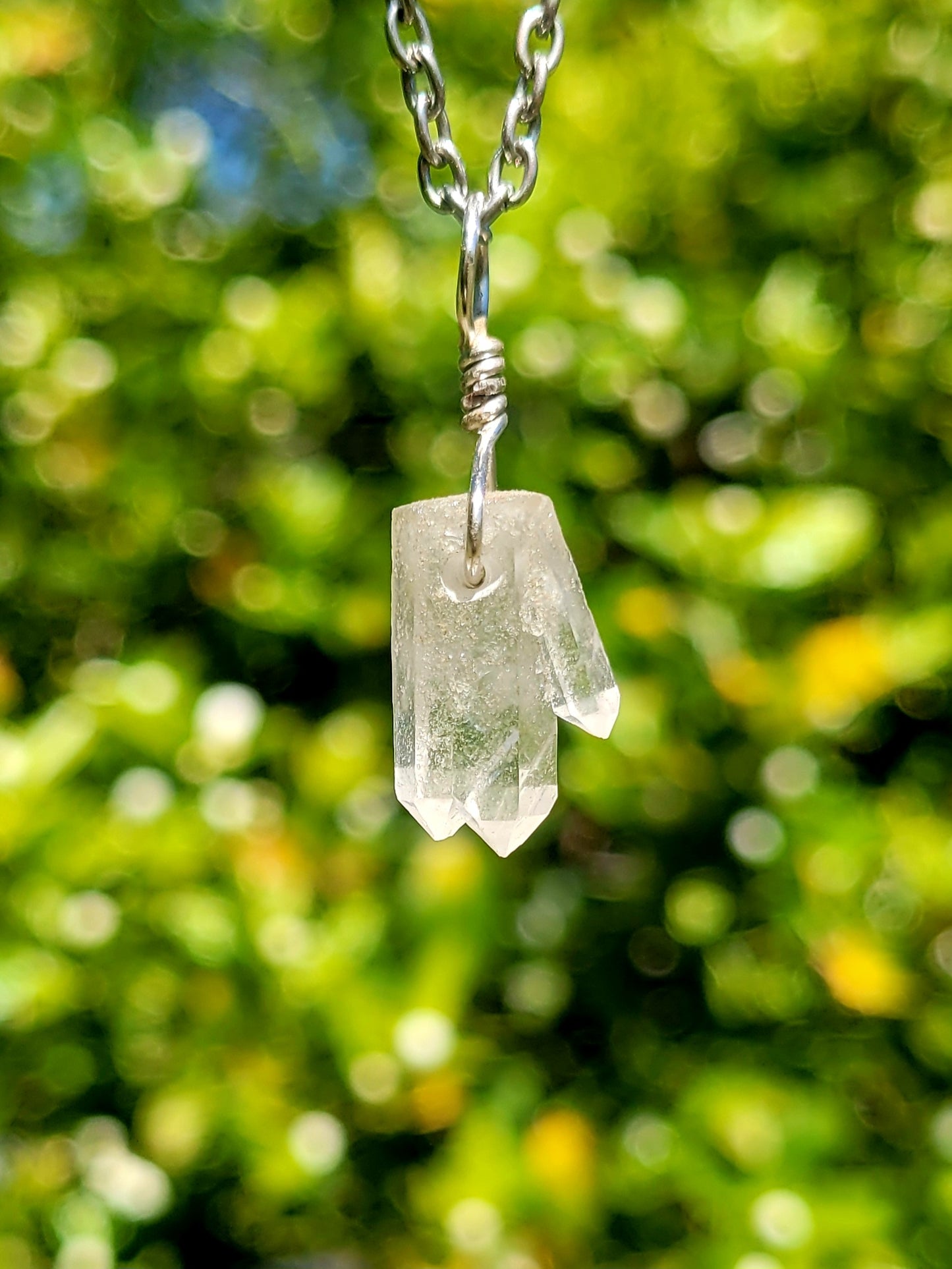 Natural Quartz Point Pendant