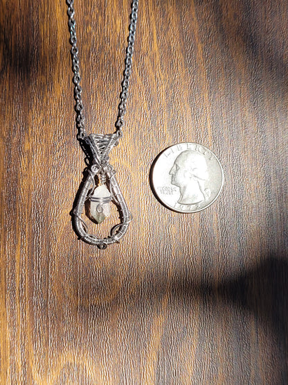 Floating Quartz Pendant