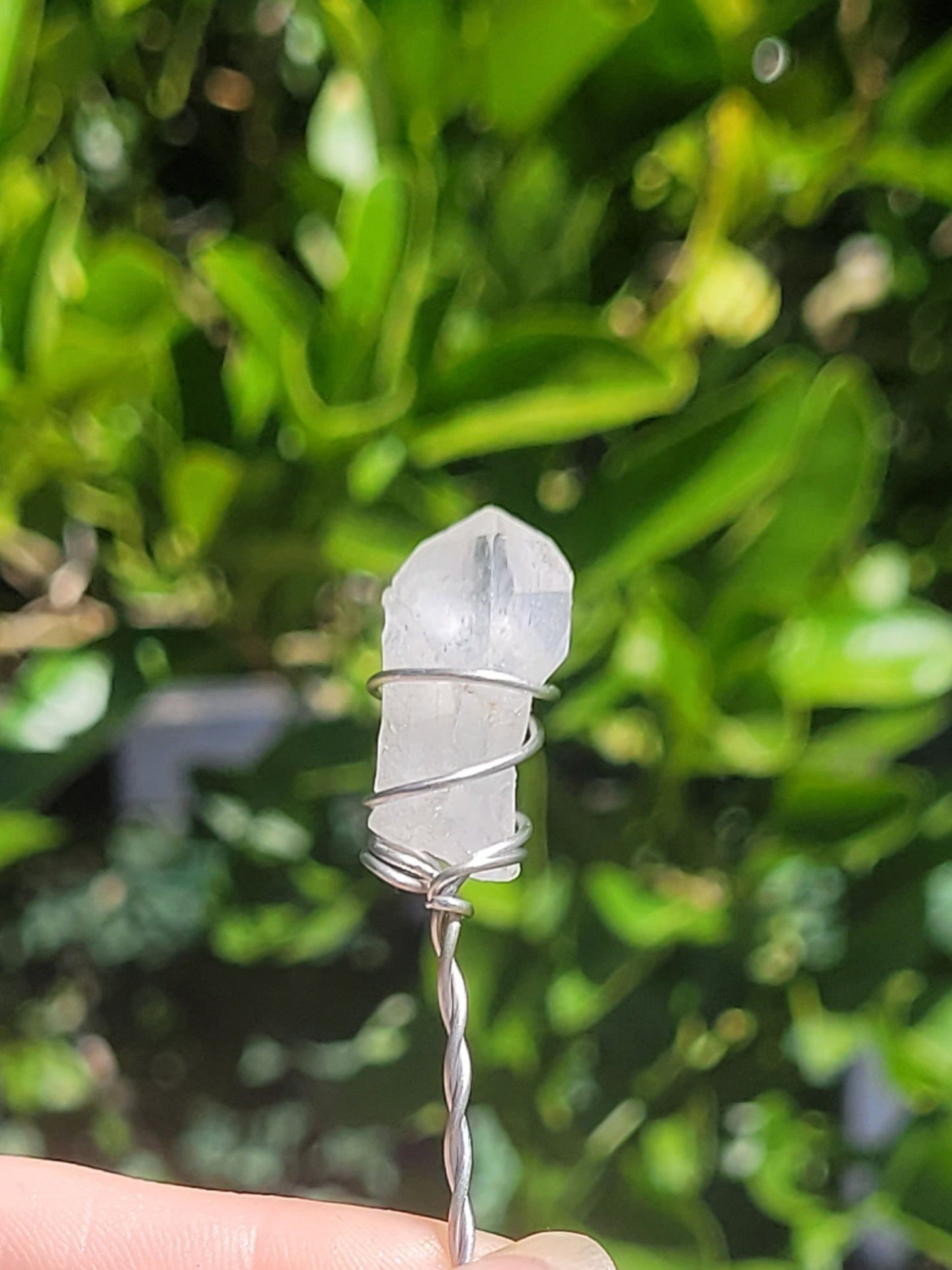Quartz Garden Stakes / Hair Pins