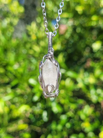 Wire Wrapped Quartz Point