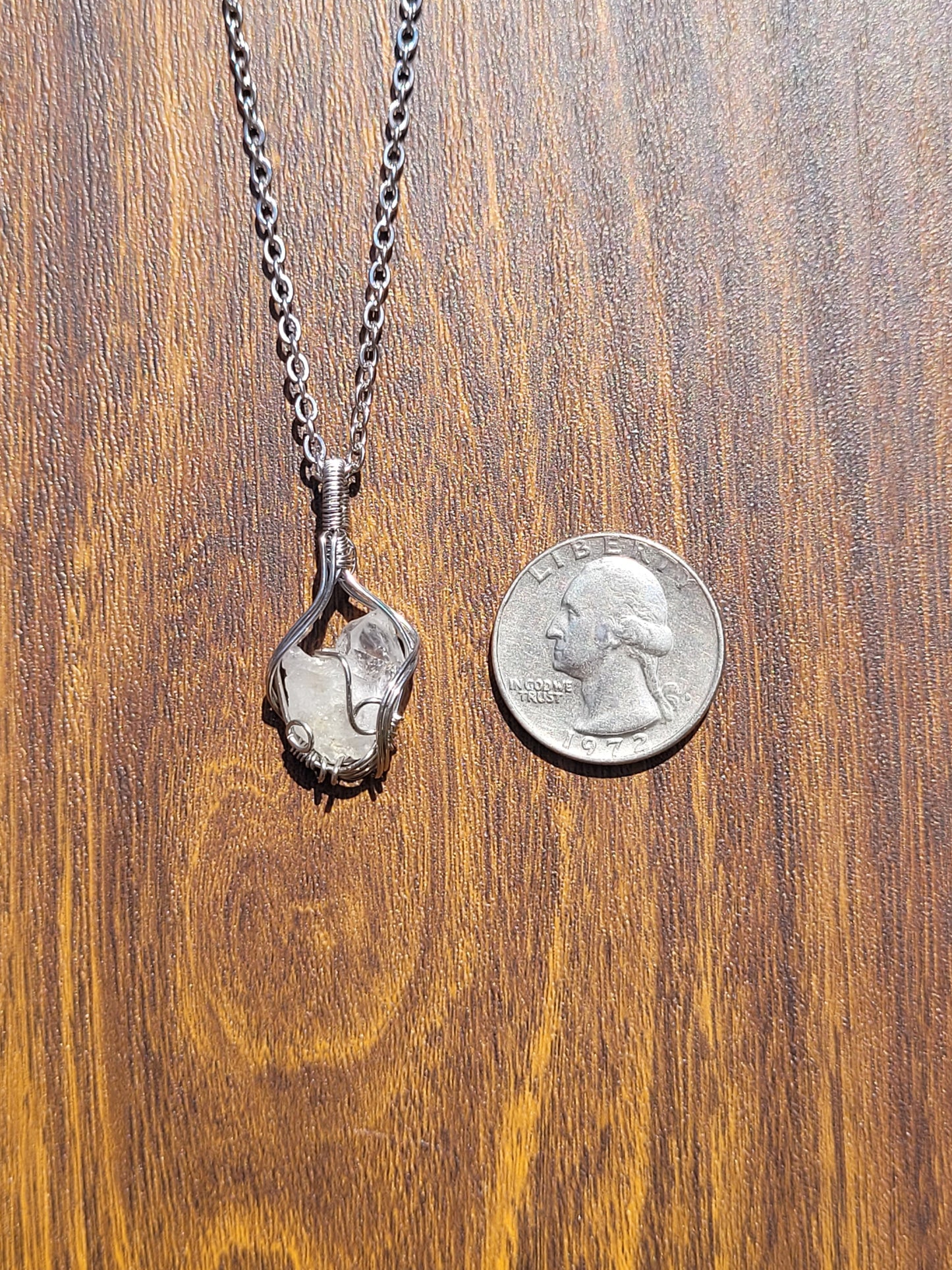 Reversible Quartz Pendant
