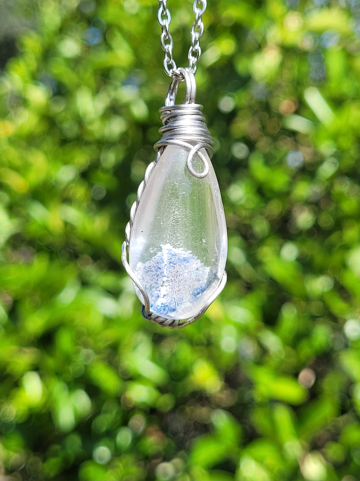Garden Quartz Wire Wrapped Pendant