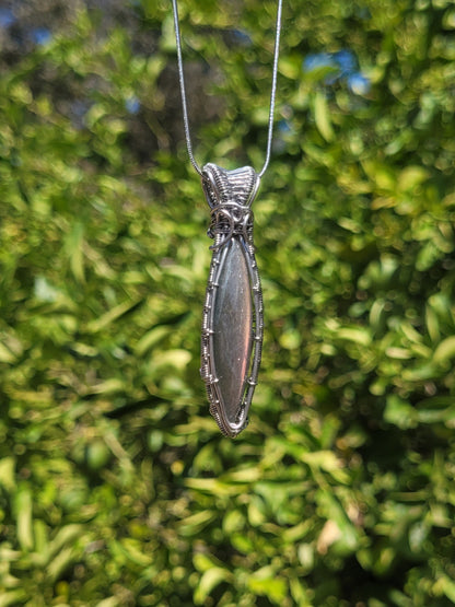 Labradorite Wire Wrapped Pendant