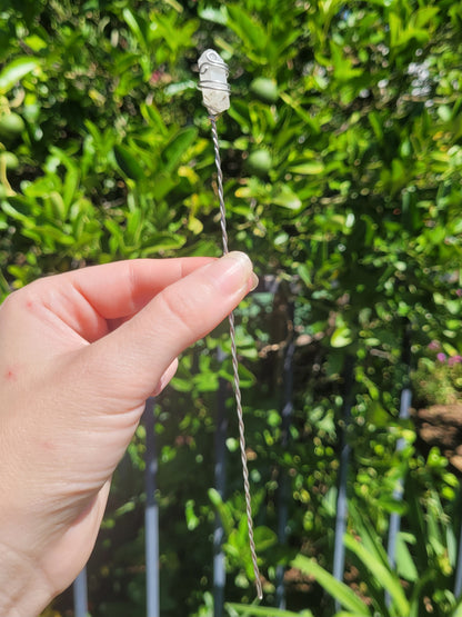 Quartz Garden Stakes / Hair Pins