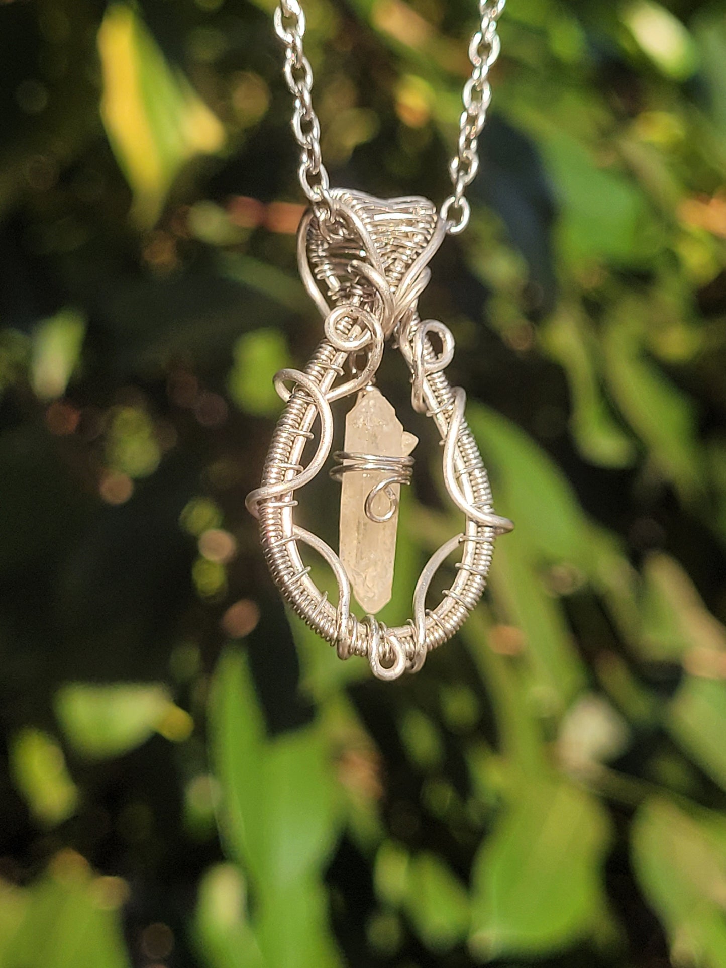 DT Quartz Wire Wrapped Pendant