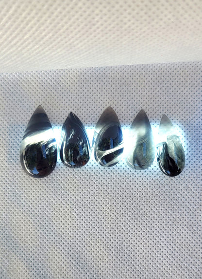Midnight Mahogany Lace Obsidian
