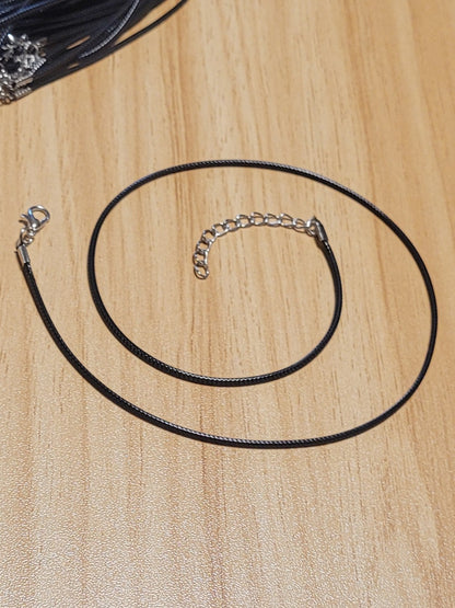 Black Cloth Necklace