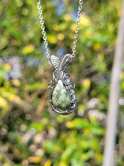 Jasper Wire Wrapped Pendant