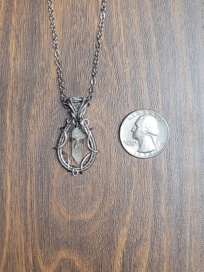 DT Quartz Wire Wrapped Pendant