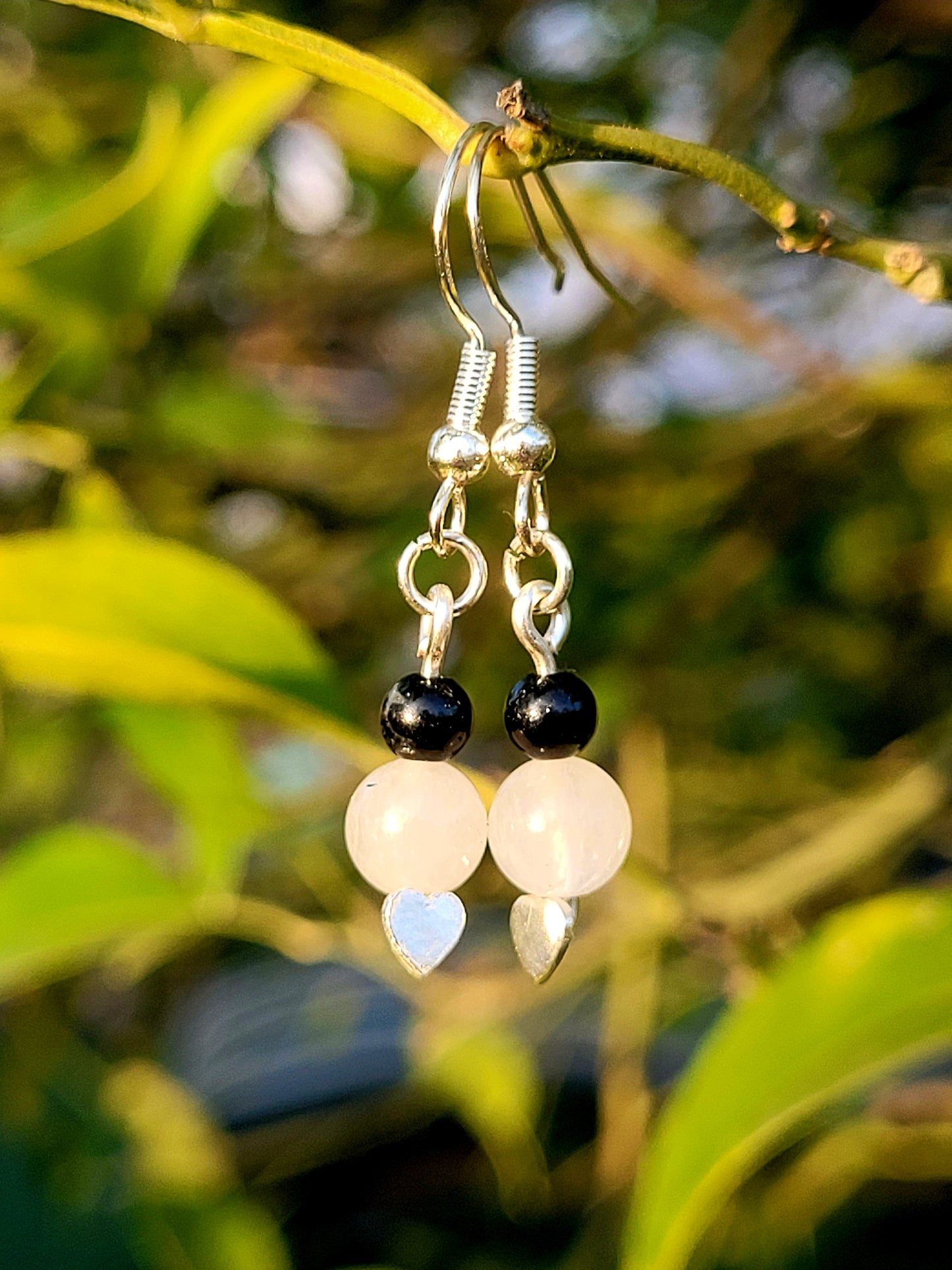 Tourmalinated Quartz Earrings