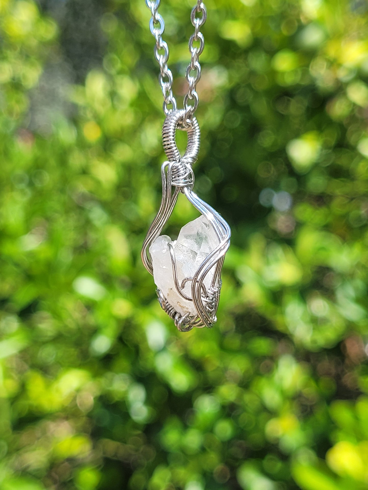 Reversible Quartz Pendant