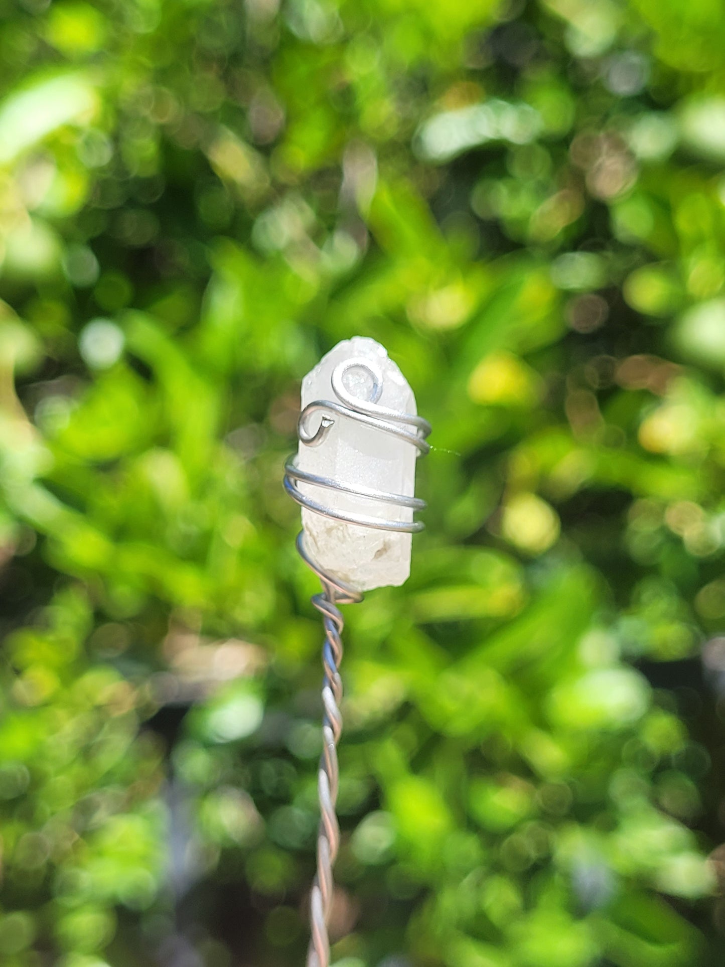 Quartz Garden Stakes / Hair Pins