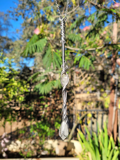 Quartz Point Wand Necklace