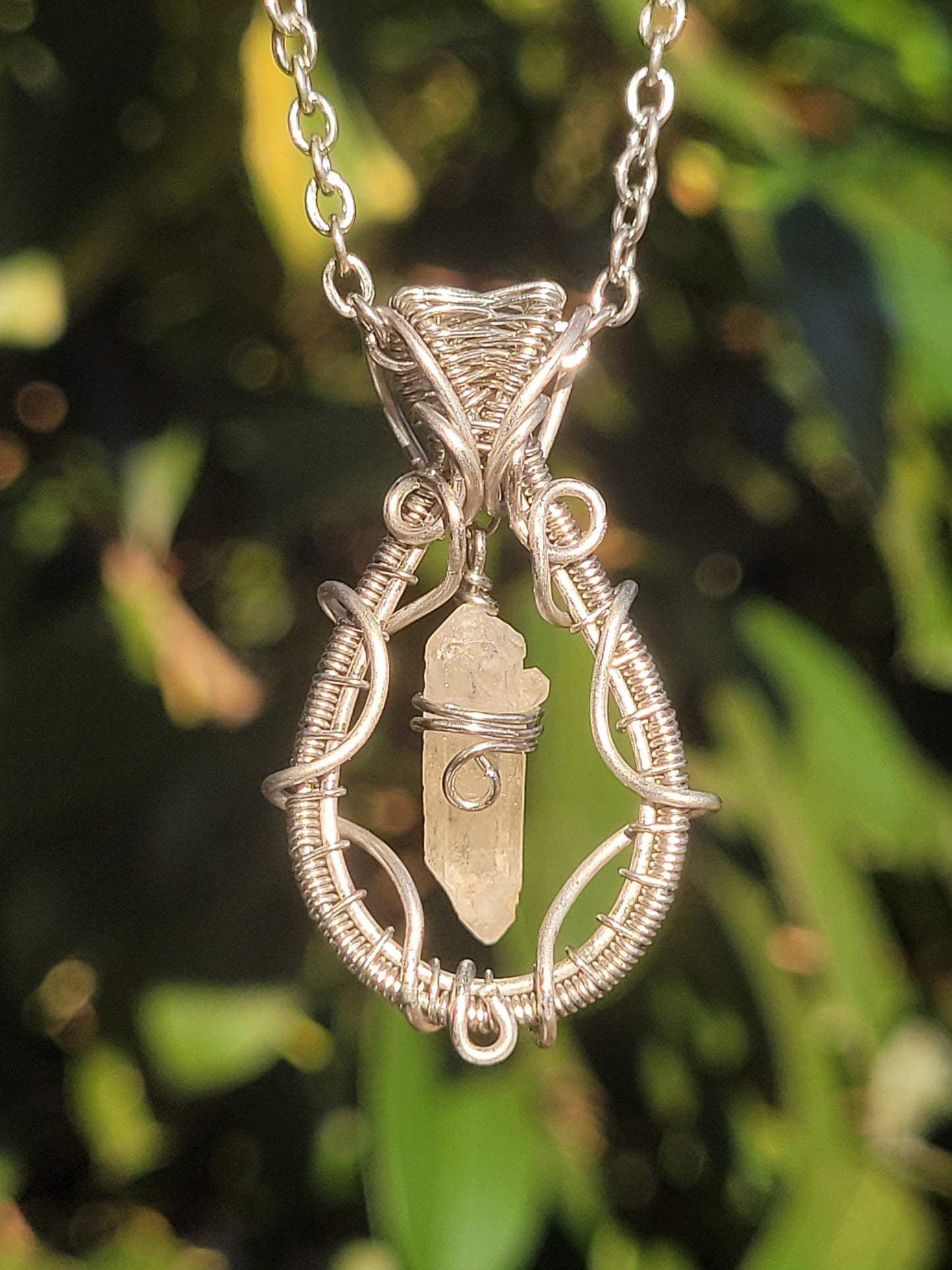 DT Quartz Wire Wrapped Pendant