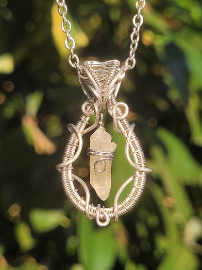 DT Quartz Wire Wrapped Pendant