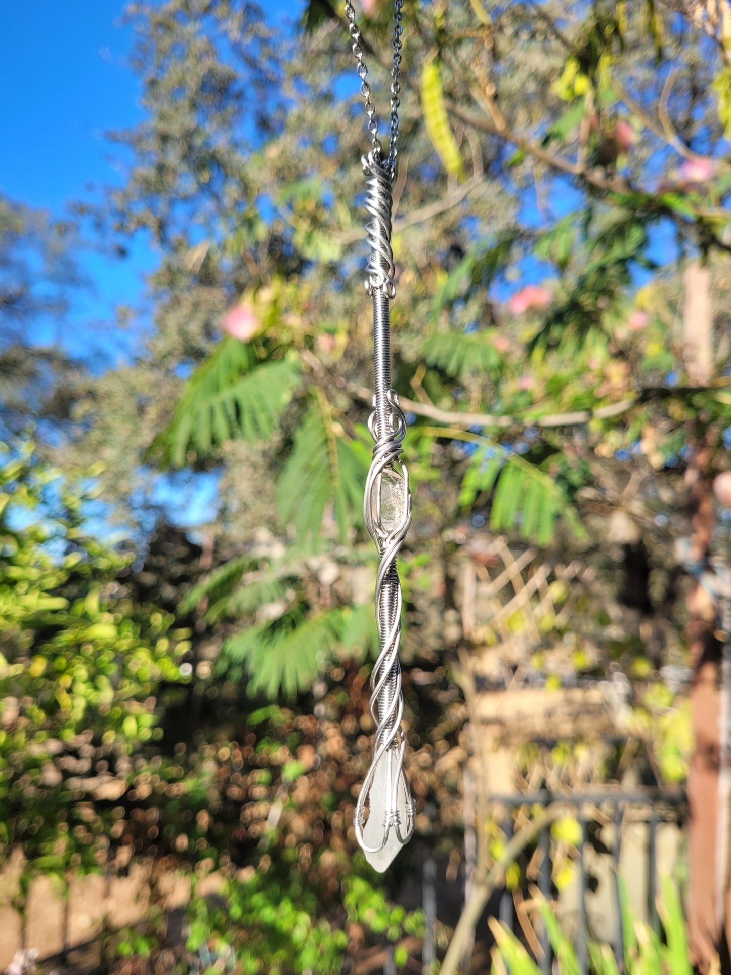 Quartz Point Wand Necklace