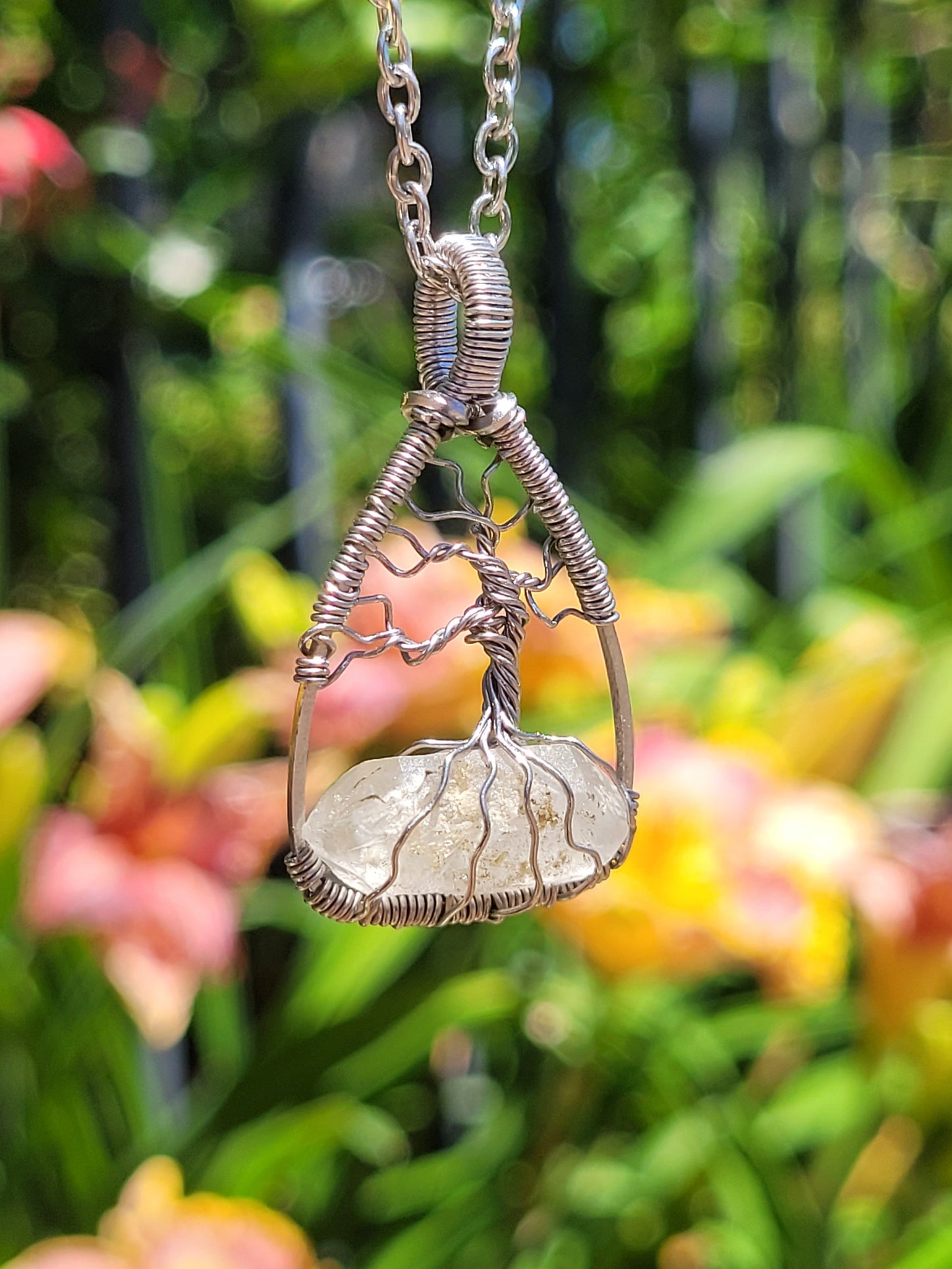 Reversible DT Quartz Pendant