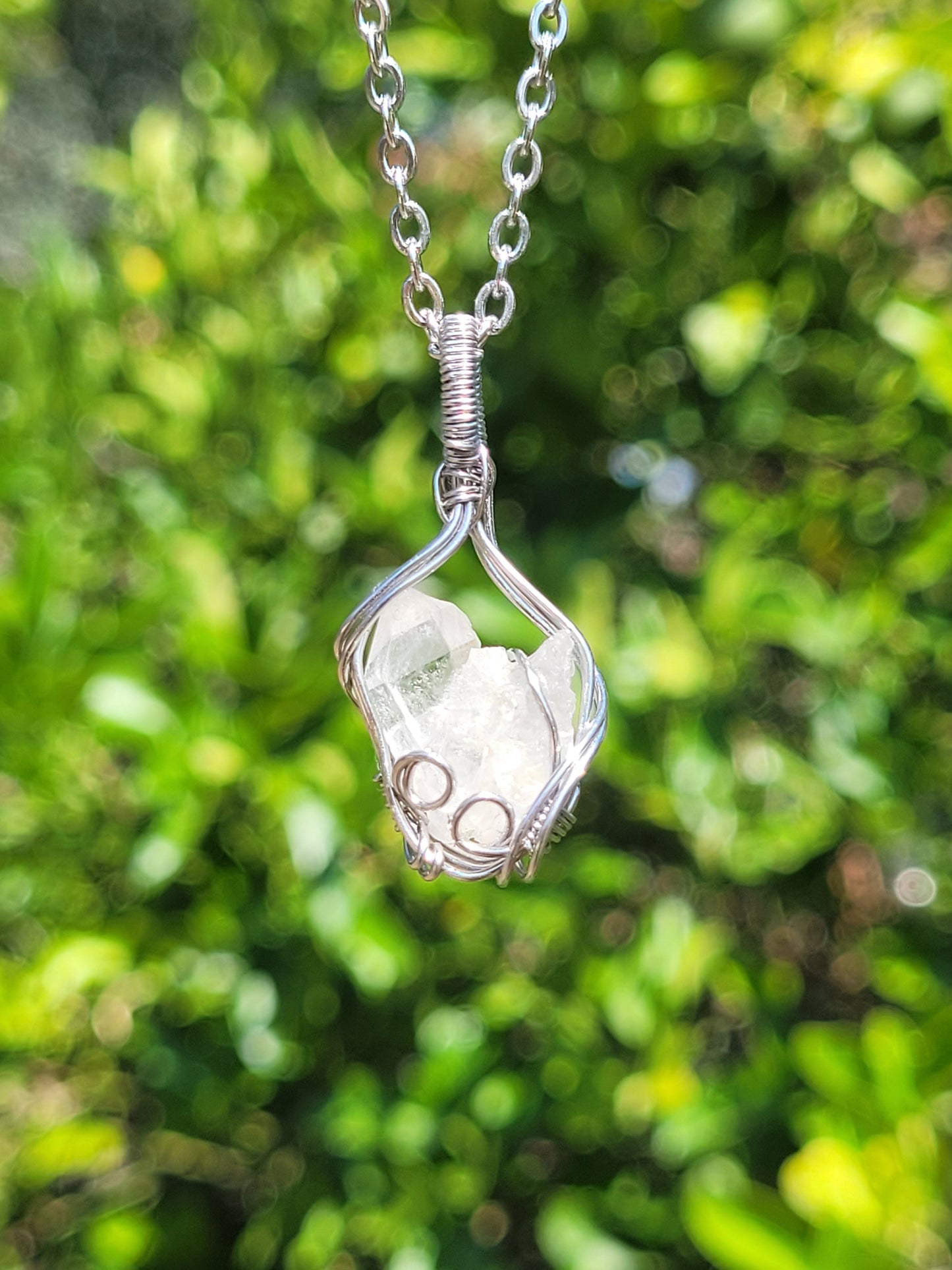 Reversible Quartz Pendant