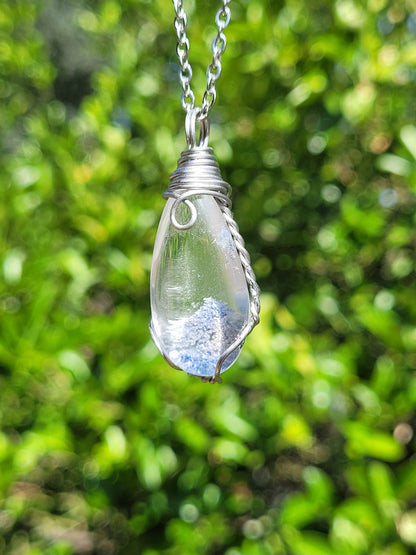 Garden Quartz Wire Wrapped Pendant