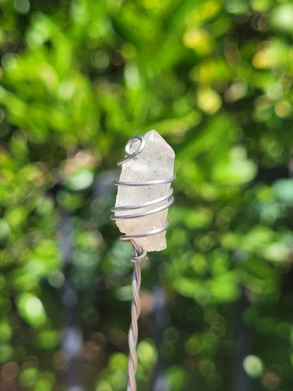 Quartz Garden Stakes / Hair Pins
