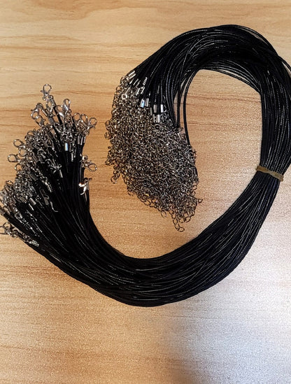 Black Cloth Necklace