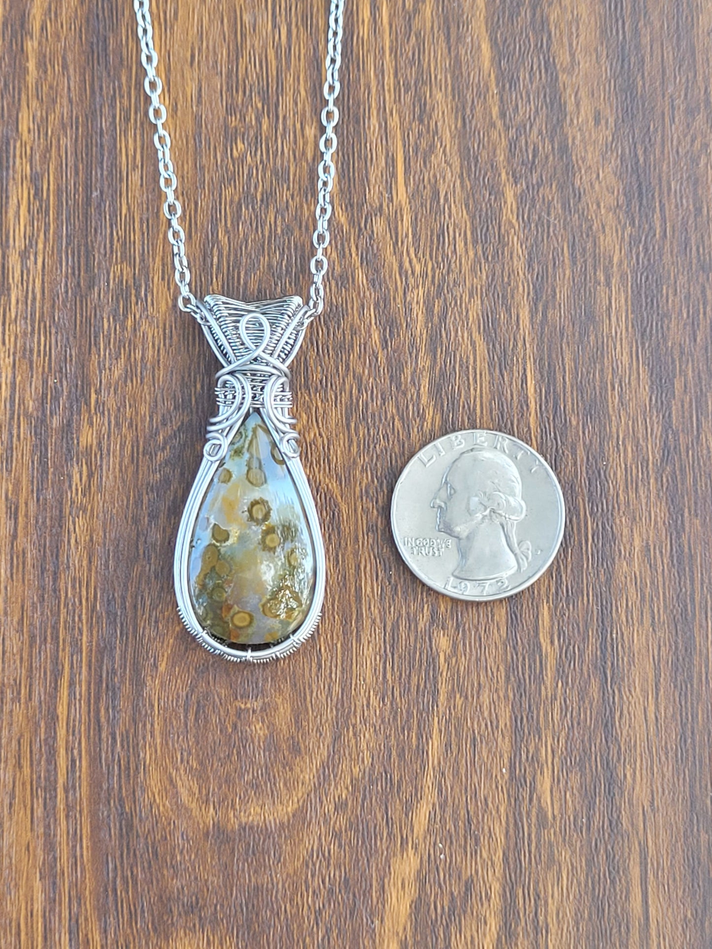 OJ Wire Wrapped Pendant