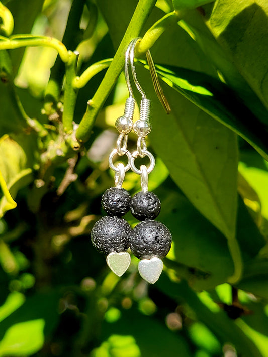 Lava Stone ♡ Earrings