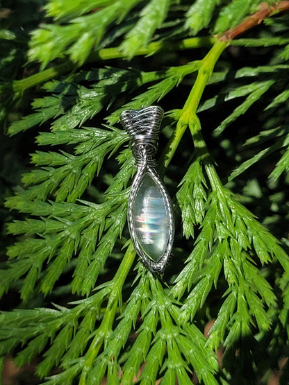 Malawi Moonstone Wire Wrapped Pendant